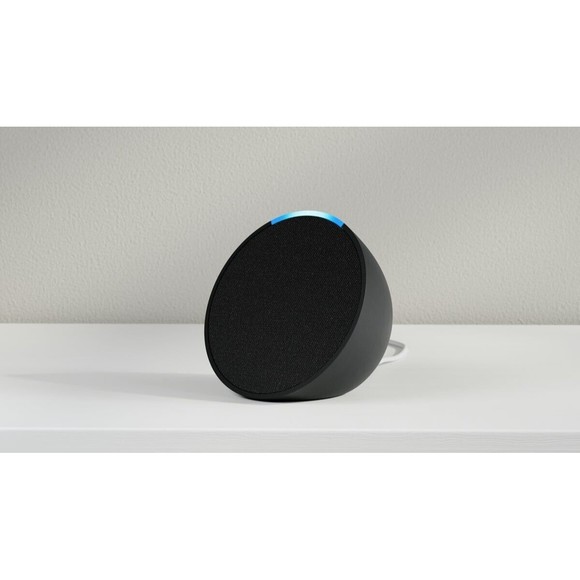 Amazon Echo Pop Full Sound Compact Smart Speaker with Alexa - Charcoal (SEALED) - Picture 4 of 4
